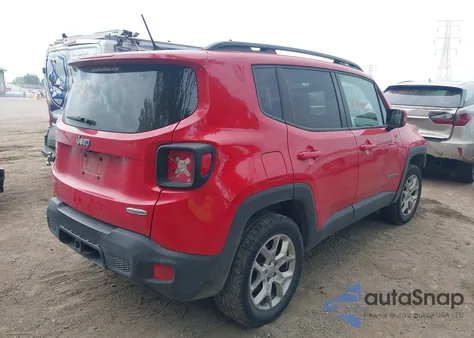 2015 Jeep Renegade Latitude from USA, damaged, VIN ZACCJBBT0FPB75382